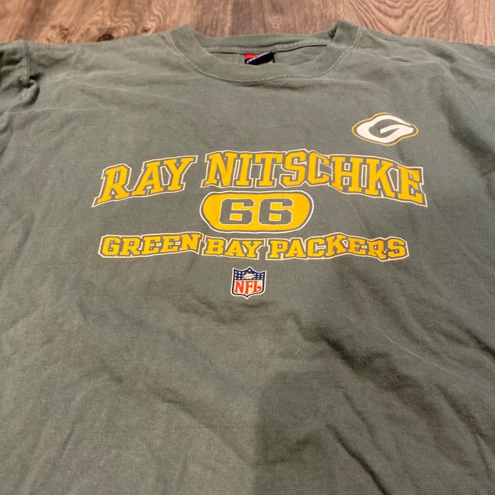 Green Bay Packers Ray Nitschke Shirt, Men’s Large